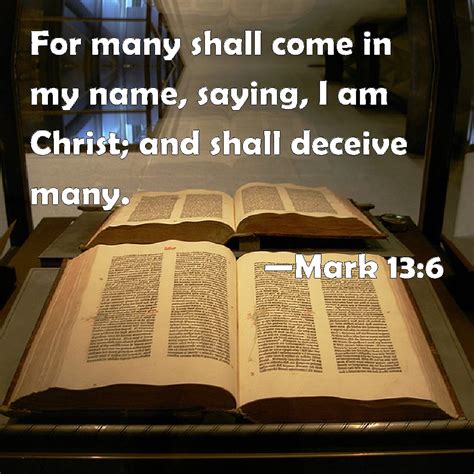 Beware of false messiahs (Mk&nbsp;13:5-6)