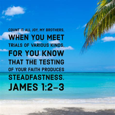 Dealing with trials (Jms&nbsp;1:2-4)