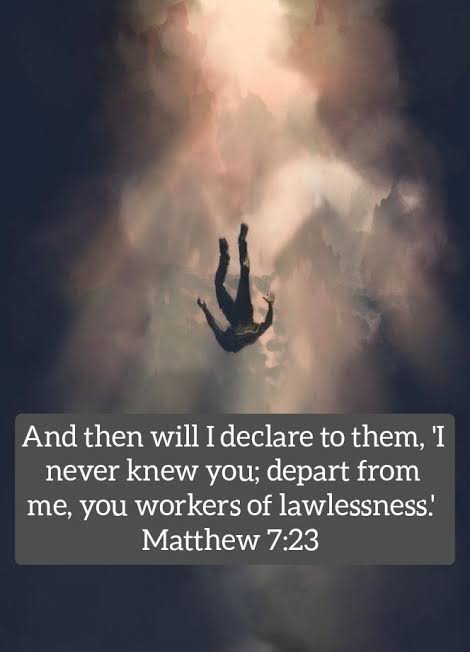 Many who think they’re saved will be condemned – Make sure you are a true believer (Mt&nbsp;7:21-23)
